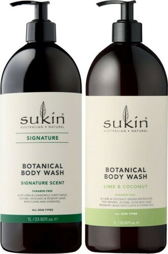 Coles Sukin Botanical Body Wash Pump 1 Litre offer