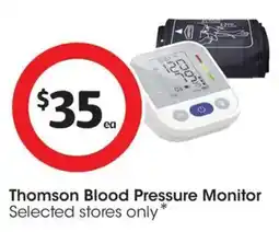 Coles Thomson Blood Pressure Monitor offer