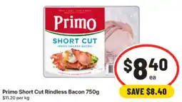 IGA Primo Short Cut Rindless Bacon offer