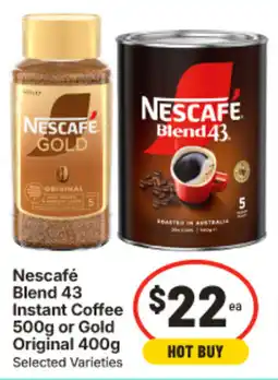 IGA Nescafe Blend 43 Instant Coffee offer