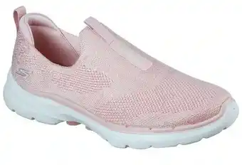 Myer Skechers Go Walk 6 Sneakers - Light Pink offer