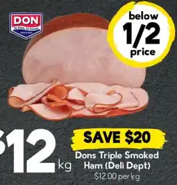 Drakes Dons Triple Smoked Ham offer