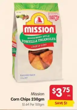 Spar Mission Corn Chips offer