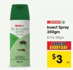 Spar SPAR fly & insect spray offer