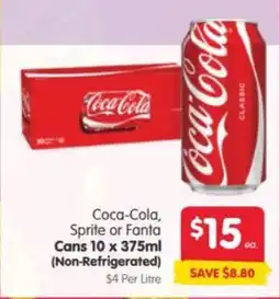 Spar Coca-Cola, Sprite or Fanta offer