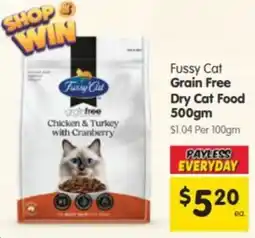Spar Fussy Cat Grain Free Dry Cat Food offer