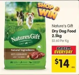 Spar Nature's Gift Dry Dog Food offer
