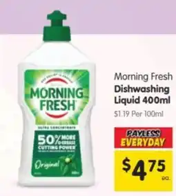 Spar Morning Fresh Dishwashing Liquid offer
