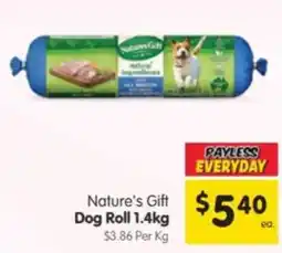 Spar Nature's Gift Dog Roll offer