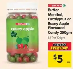 Spar Spar rosey apple candy offer