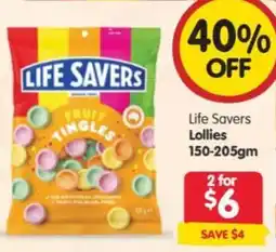Spar Life Savers Fruit Tingles Lollies offer