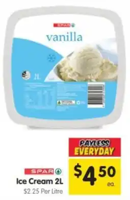 Spar SPAR Ice Cream offer