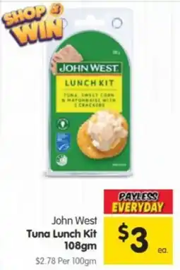 Spar John West Tuna Lunch Kit offer