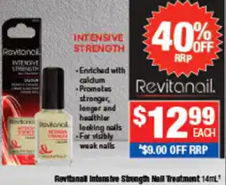 Direct Chemist Outlet Revitanail Intensive Strength Nail Treatment offer