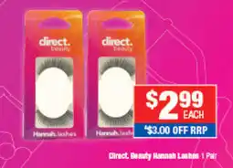 Direct Chemist Outlet Direct. Beauty Hannah Lashes offer