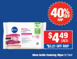 Direct Chemist Outlet Nivea Gentle Cleansing Wipes offer