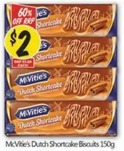 NQR McVitie's Dutch Shortcake Biscuits offer