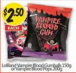 NQR Lolliland Vampire Blood Gumballs offer