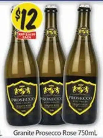 Granite Prosecco Rose