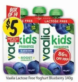 NQR Vaalia Lactose Free Yoghurt Blueberry offer
