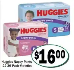 Friendly Grocer Huggies Nappy Pants Varieties offer