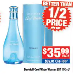 Direct Chemist Outlet Davidoff Cool Water Woman offer