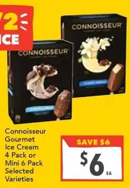 Supa Valu Connoisseur Gourmet Ice Cream offer