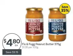 IGA Fix & Fogg Peanut Butter offer
