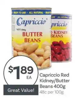 IGA Capriccio Red Kidney/Butter Beans offer