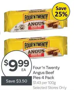 IGA Four 'n Twenty Angus Beef Pies offer