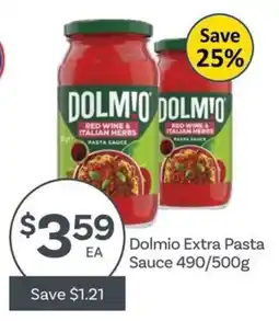 IGA Dolmio Extra Pasta Sauce offer