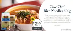 IGA True Thai Rice Noodles offer