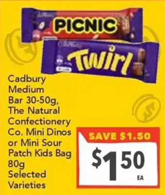 Supa Valu Cadbury Medium Bar offer