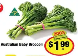 CORNETTS Australian Baby Broccoli offer