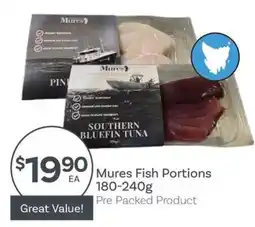 IGA Mures Fish Portions offer