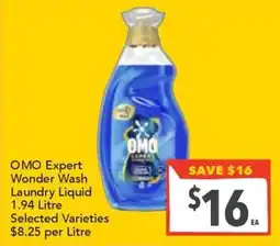 Supa Valu OMO Expert Wonder Wash Laundry Liquid offer