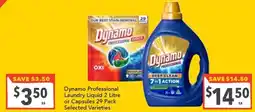 Supa Valu Dynamo Professional Laundry Liquid or Capsules offer