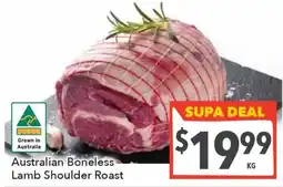 Supa Valu Australian Boneless Lamb Shoulder Roast offer