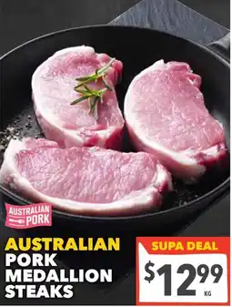 Supa Valu Australian Pork Medallion Steaks offer