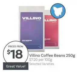 IGA Villino Coffee Beans offer