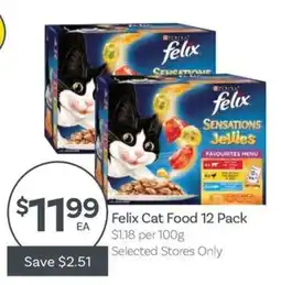 IGA Felix Cat Food offer