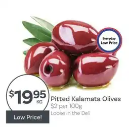 IGA Pitted Kalamata Olives offer