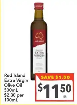 Supa Valu Red Island Extra Virgin Olive Oil offer