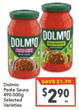Supa Valu Dolmio Pasta Sauce offer