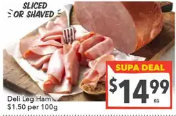 Supa Valu Deli Leg Ham offer