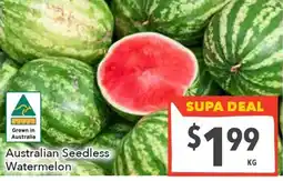 Supa Valu Australian Seedless Watermelon offer