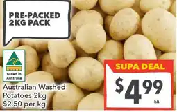 Supa Valu Australian Washed Potatoes offer