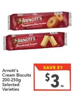 Supa Valu Arnott's Cream Biscuits offer