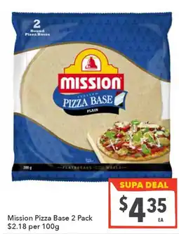 Supa Valu Mission Pizza Base offer