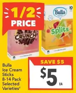 Supa Valu Bulla Ice Cream Sticks offer